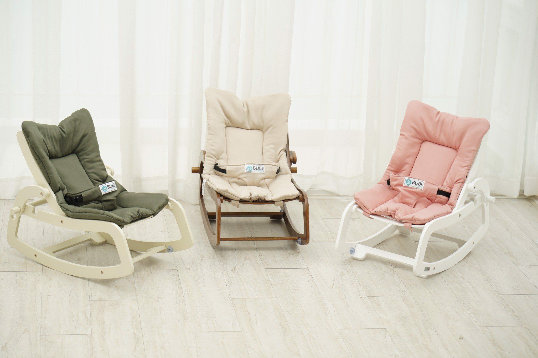 BUBI Bouncer - Dark Frame w Green Top