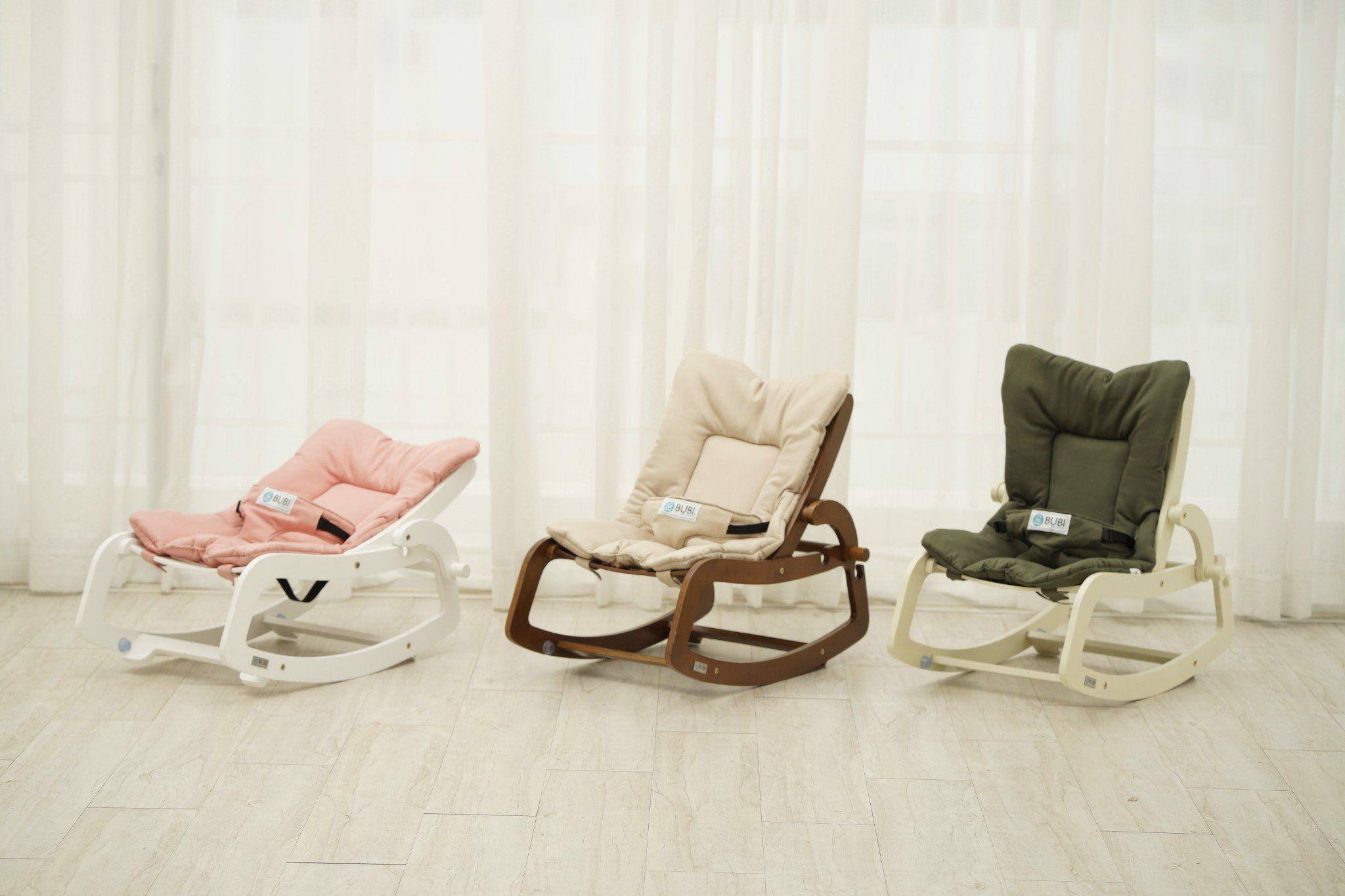 BUBI Bouncer - Dark Frame w Green Top