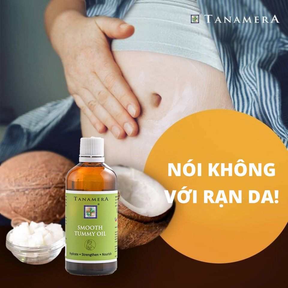 E.M Dầu chống rạn da Tanamera (Smooth Tummy Oil)