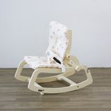  BUBI Bouncer V2 - Cream Frame w Pink Rabbit Top 