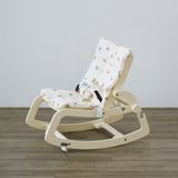  BUBI Bouncer V2 - Cream Frame w Brown Bear Top 