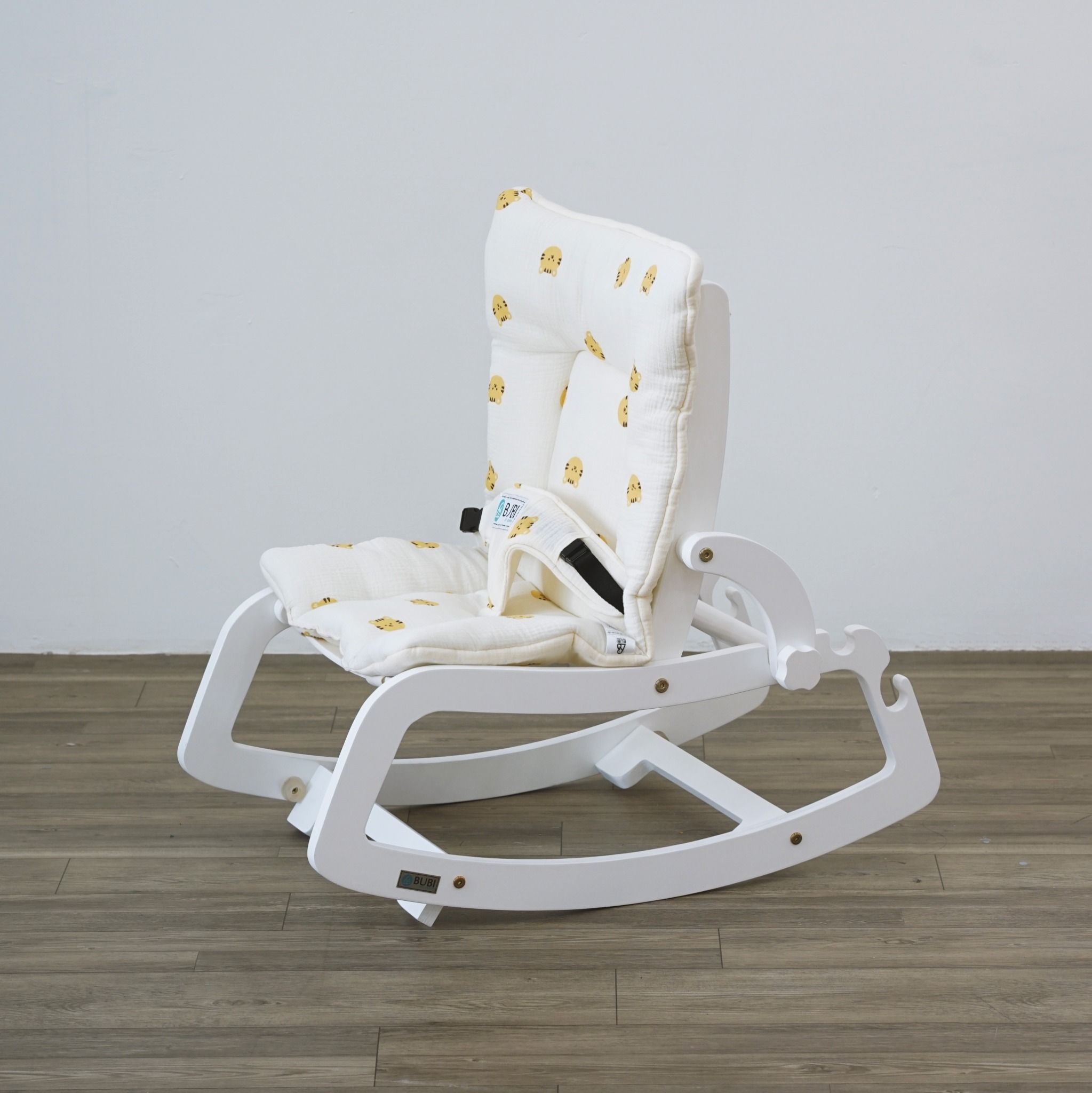  BUBI Bouncer V2 - White Frame w Golden Tiger Top 