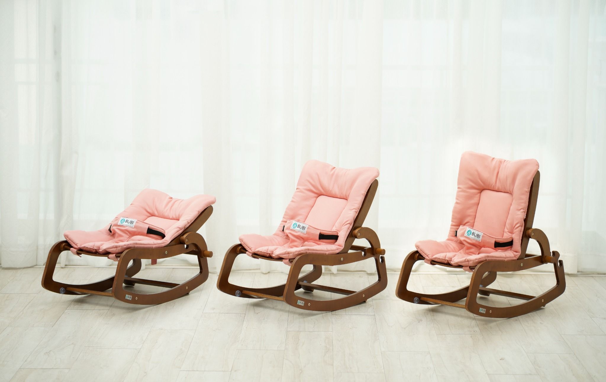BUBI Bouncer - Dark Frame w Pink Top
