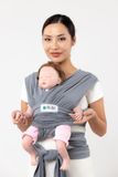  BUBI WRAP -  Lưới co dãn - Xám đậm Air Mesh 