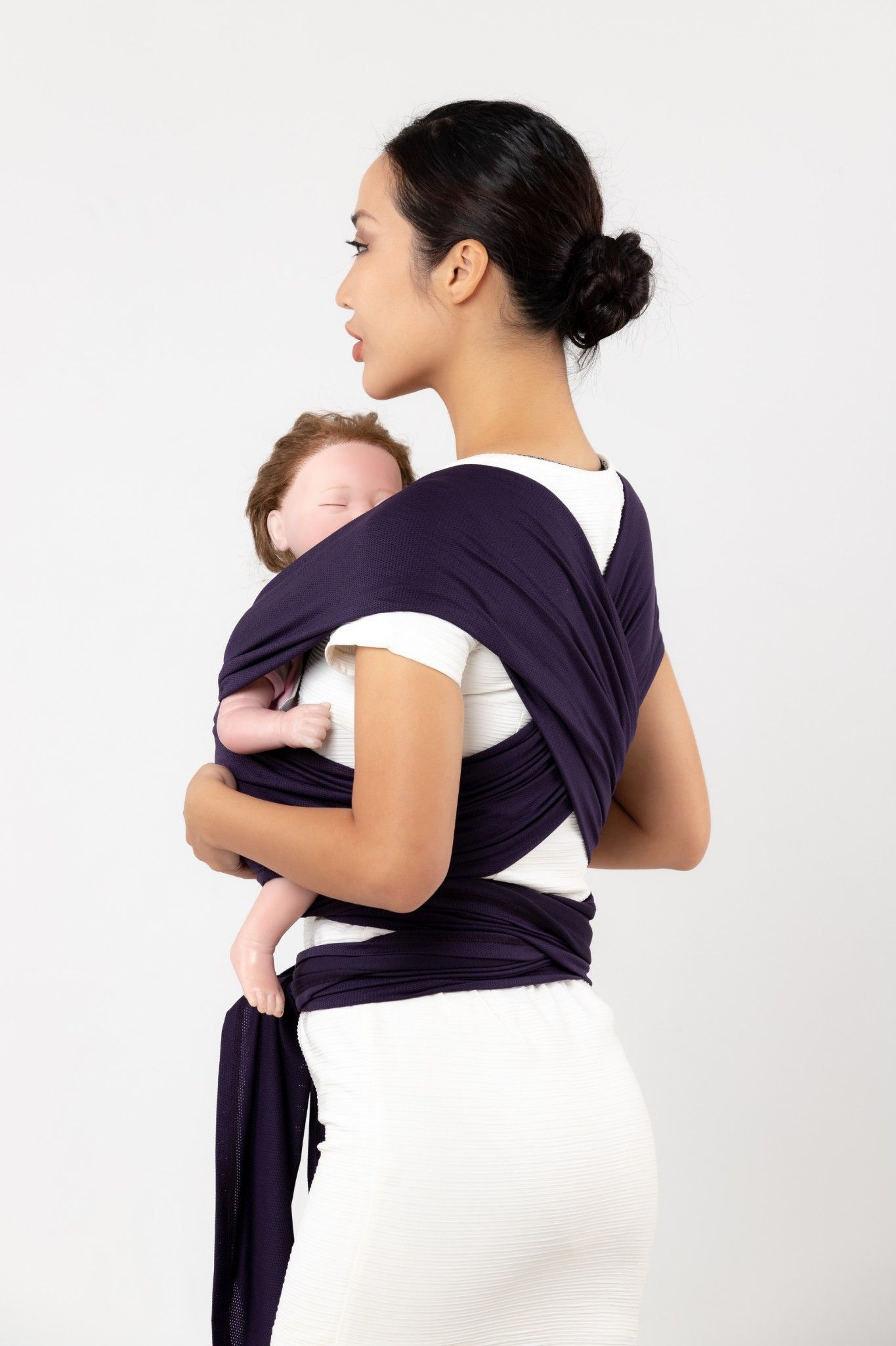  BUBI WRAP - Lưới co dãn - Tím đậm 