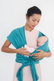  BUBI WRAP - Lưới co dãn -  Xanh Turquoise 