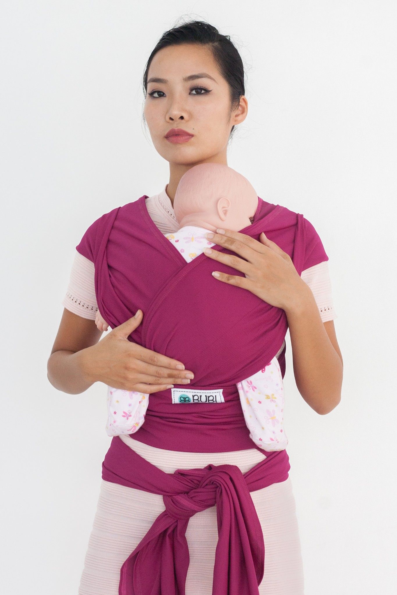  BUBI WRAP - Lưới co dãn - Hồng sen 