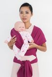  BUBI WRAP - Lưới co dãn - Hồng sen 