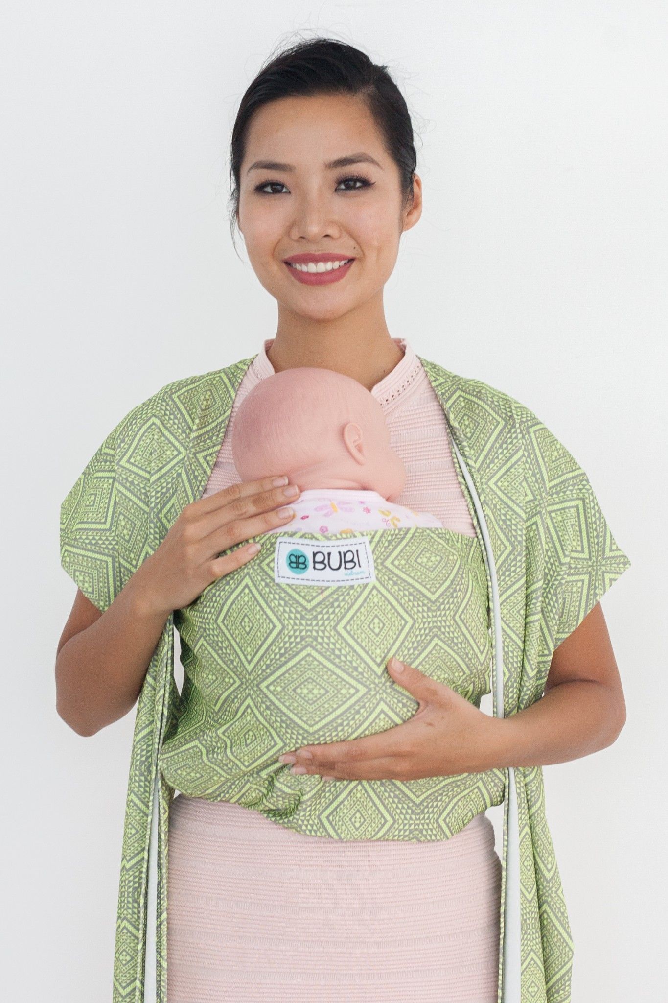 BUBI WRAP - Thun TC - Xanh lập thể