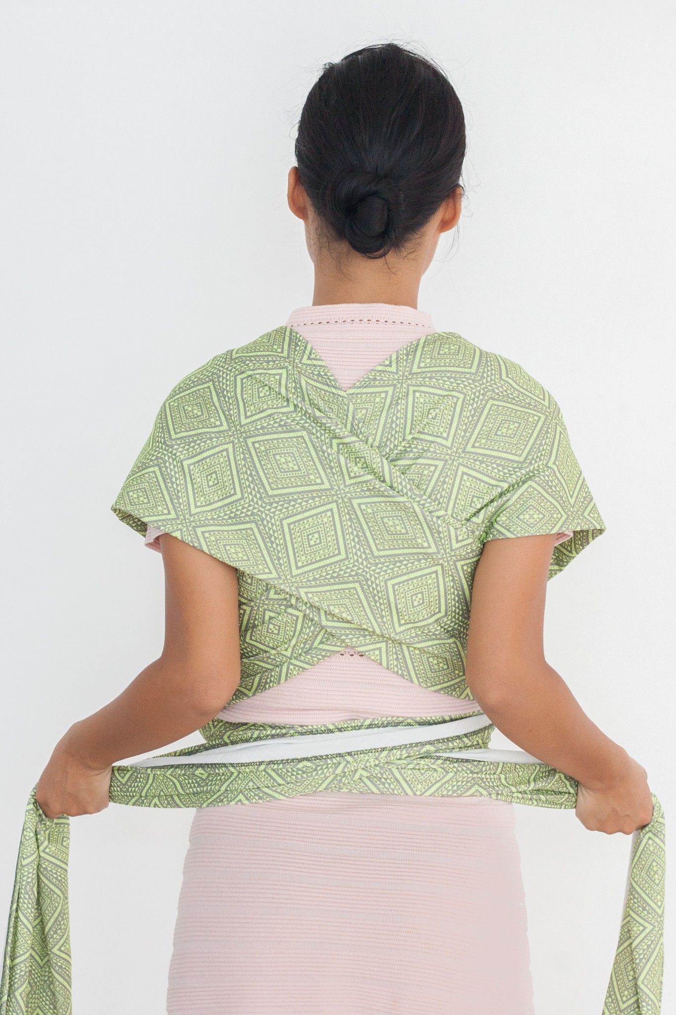 BUBI WRAP - Thun TC - Xanh lập thể