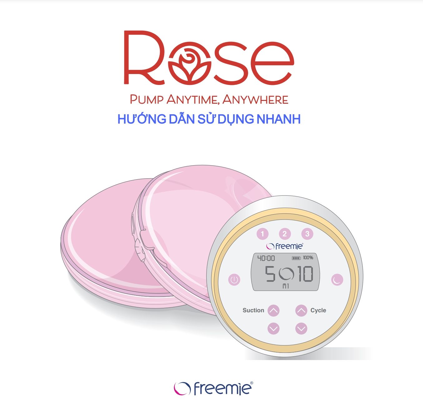 Freemie ROSE - Máy Hút Sữa Công nghệ mới nhất