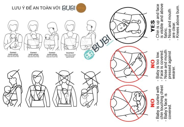 ĐỊU VẢI BUBI WRAP - CÁCH SỬ DỤNG