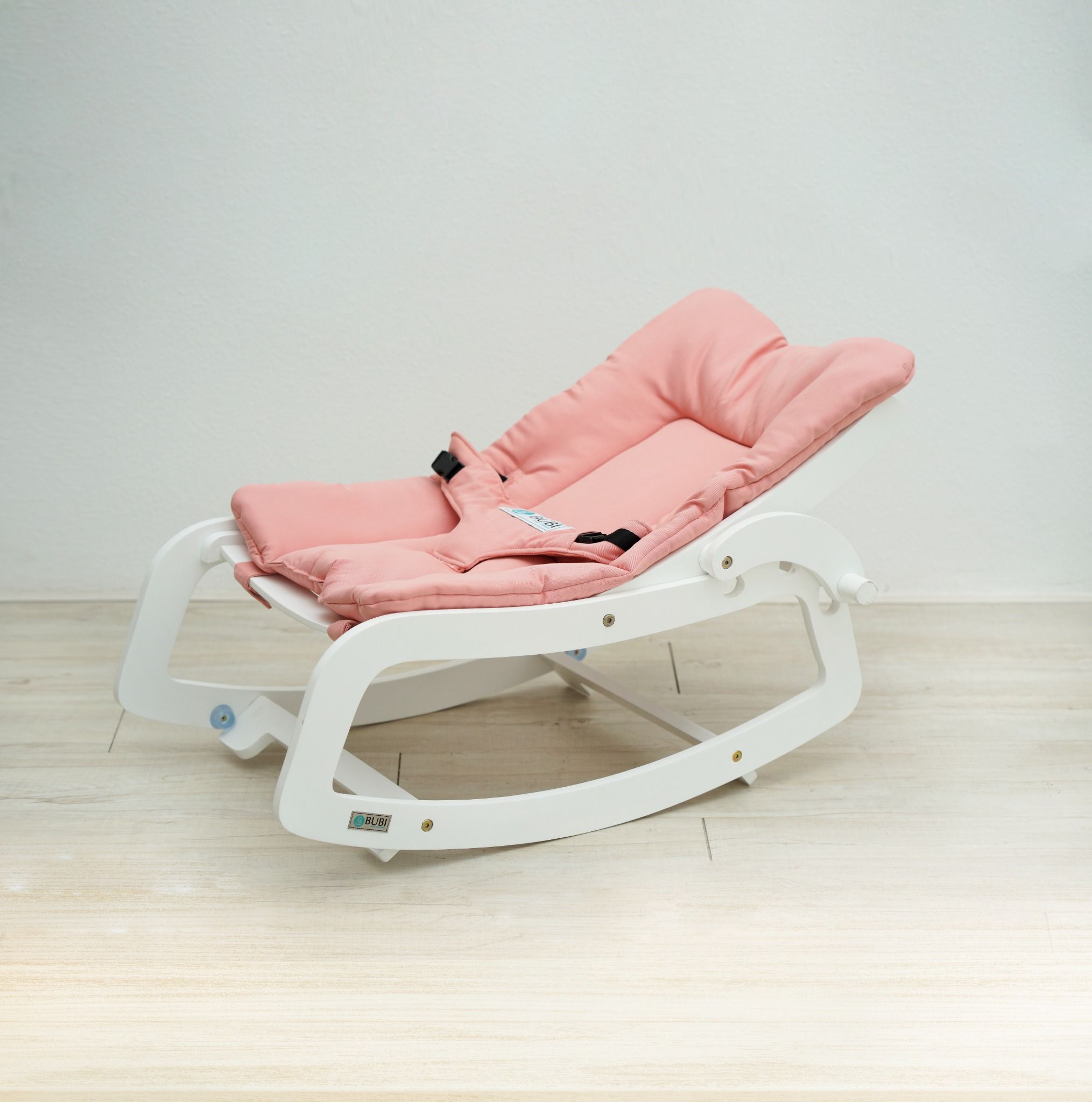 BUBI Bouncer - White Frame w Pink Top