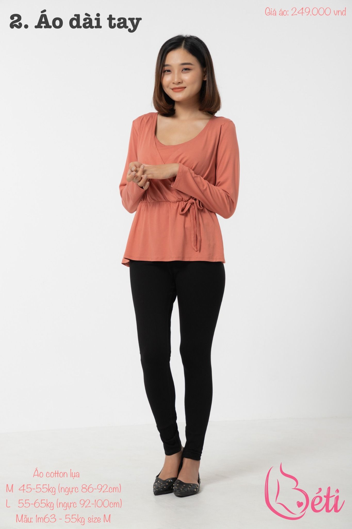 Áo Dài Tay Nơ – ADT02HC