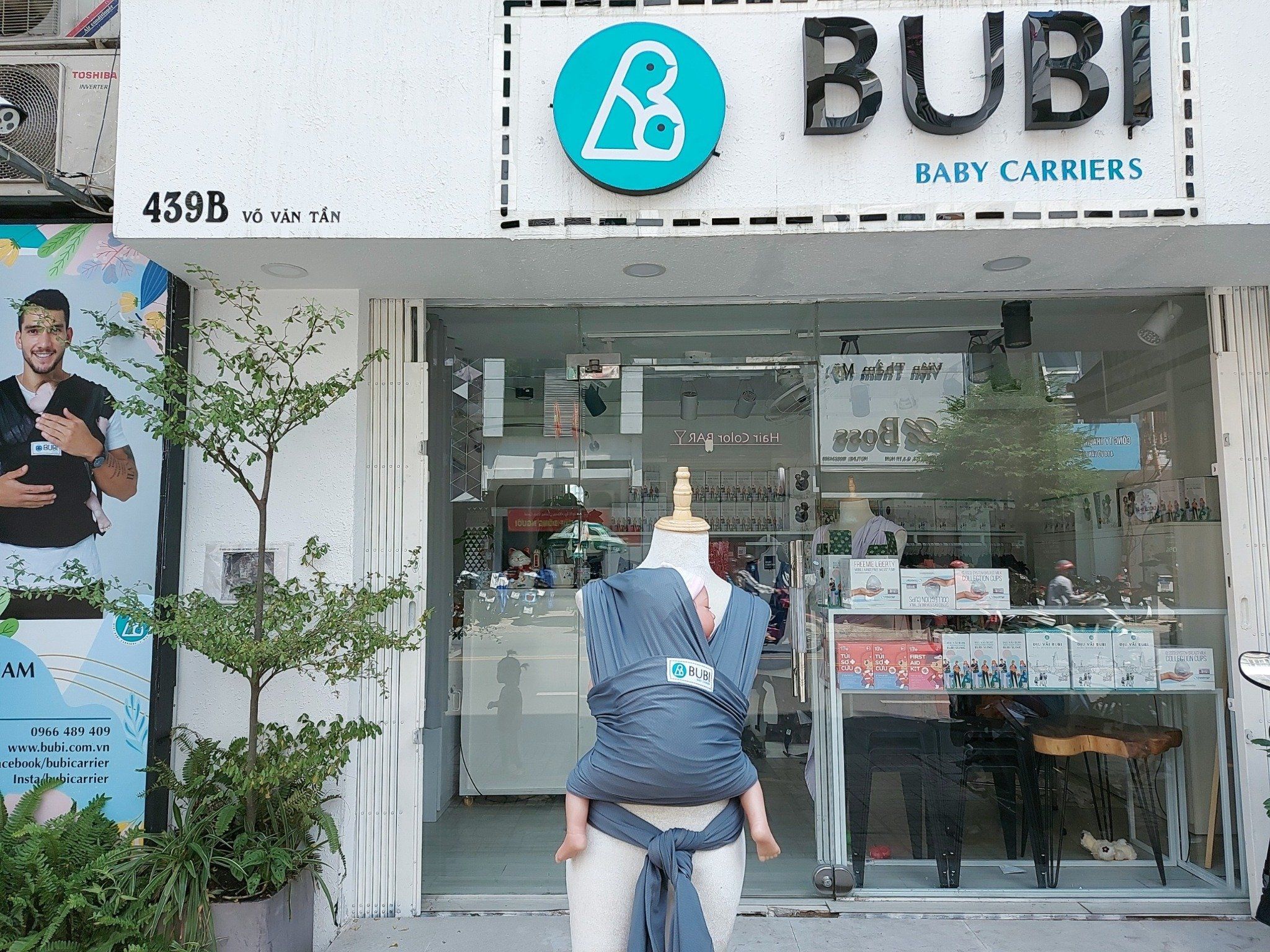  BUBI WRAP - Chống tia UV - Xám chì 