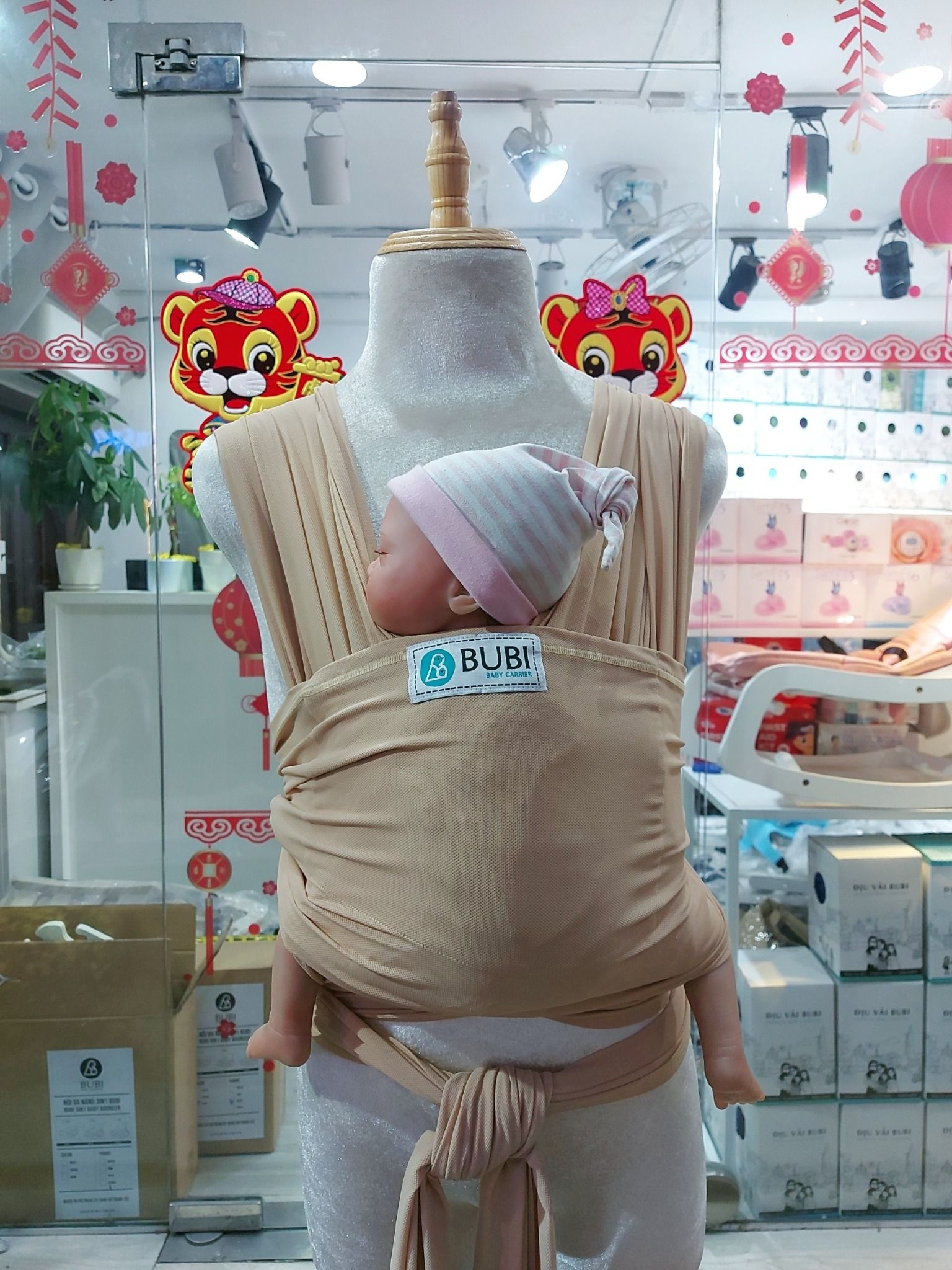  BUBI WRAP - Lưới - Be dày mịn 