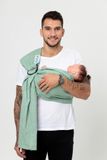  BUBI Ring Sling Gen 1 - Xanh trời - Linen cotton 