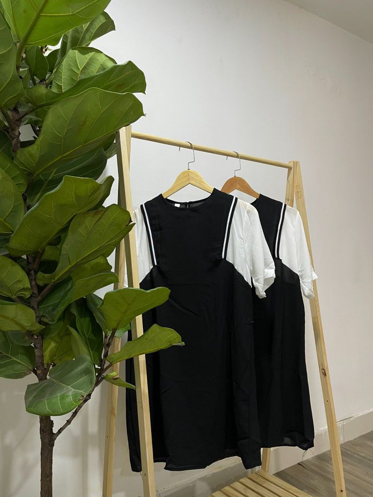 Đầm Bầu thiết kế - Đầm suông tay lửng