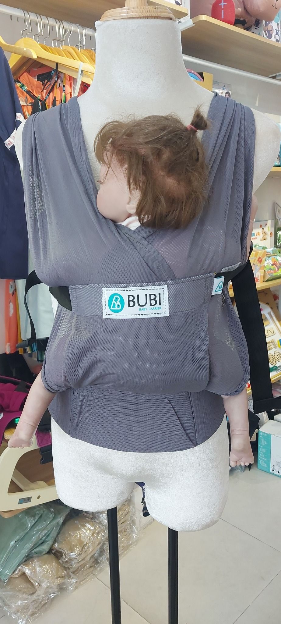  BUBI Gen 3 - Lưới - Xám nhạt Air Mesh 