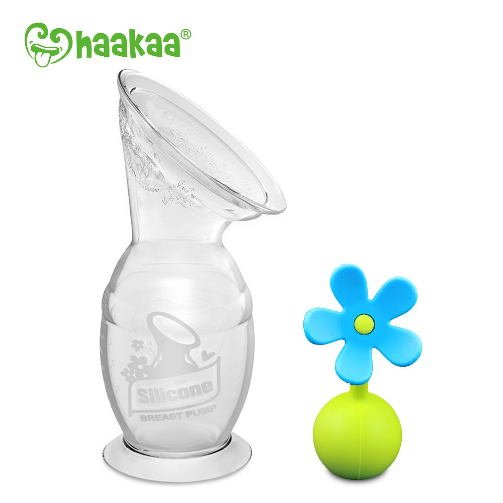 Haakaa 150ml kèm nút Nắp chặn bông hoa