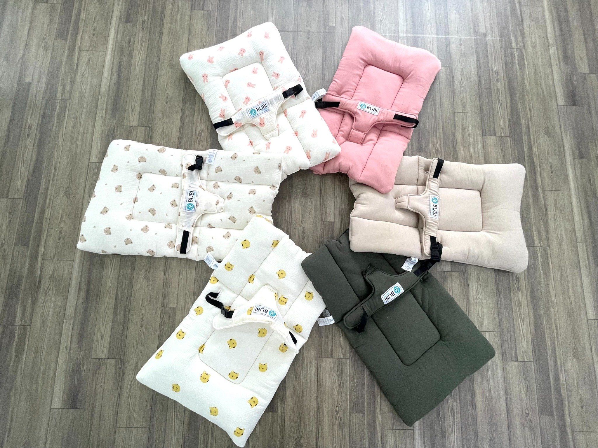 Nệm BUBI Bouncer - Pink Rabbit Top
