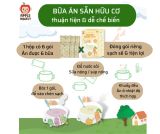  E.M Cháo ăn liền hữu cơ vị táo, khoai lang và rau bina 