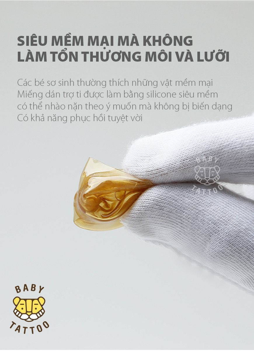 E.M Miếng bảo vệ đầu ngực Baby Tattoo