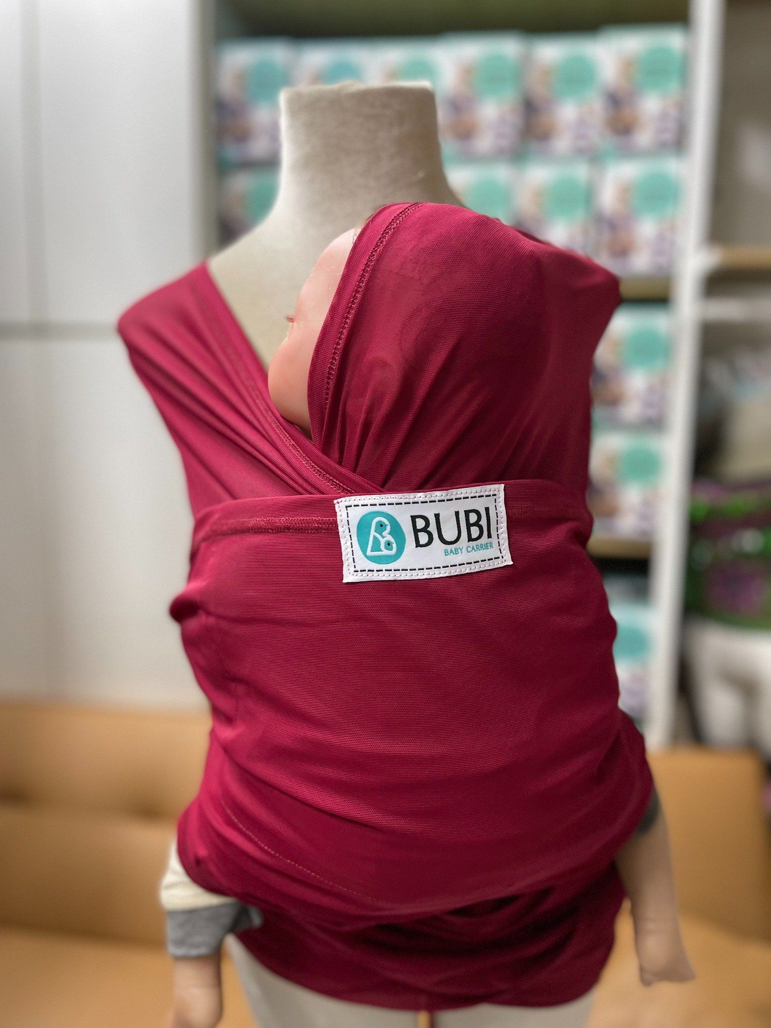 BUBI WRAP - Lưới - Đỏ Đô
