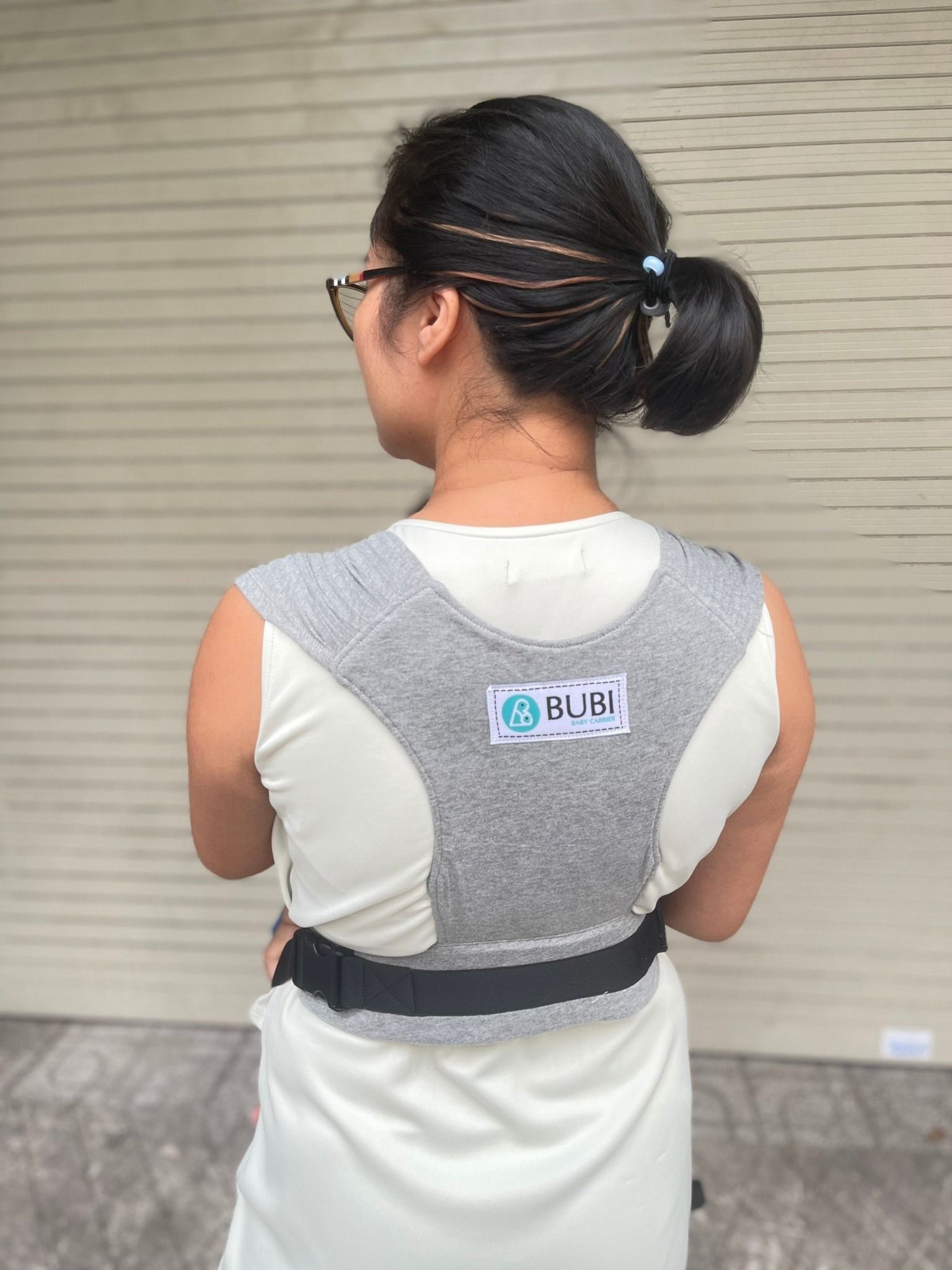 BUBI Sling Gen 2 Plus - Cotton - Xám tiêu