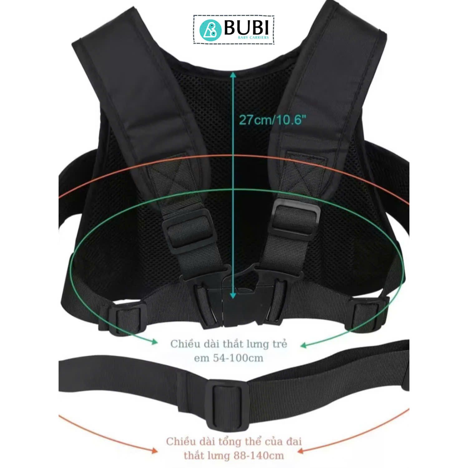 ĐAI XE MÁY BUBI RIDING SAFETY