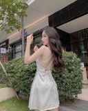  Đầm Hở Lưng Sexy Đan Lưng  - YD280215 