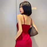  Bộ Jumpsuit đẹp 4 nút màu đen/đỏ/hoa - YJ0001 