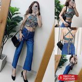  Áo Croptop Yếm Cột Dây - YA031140 