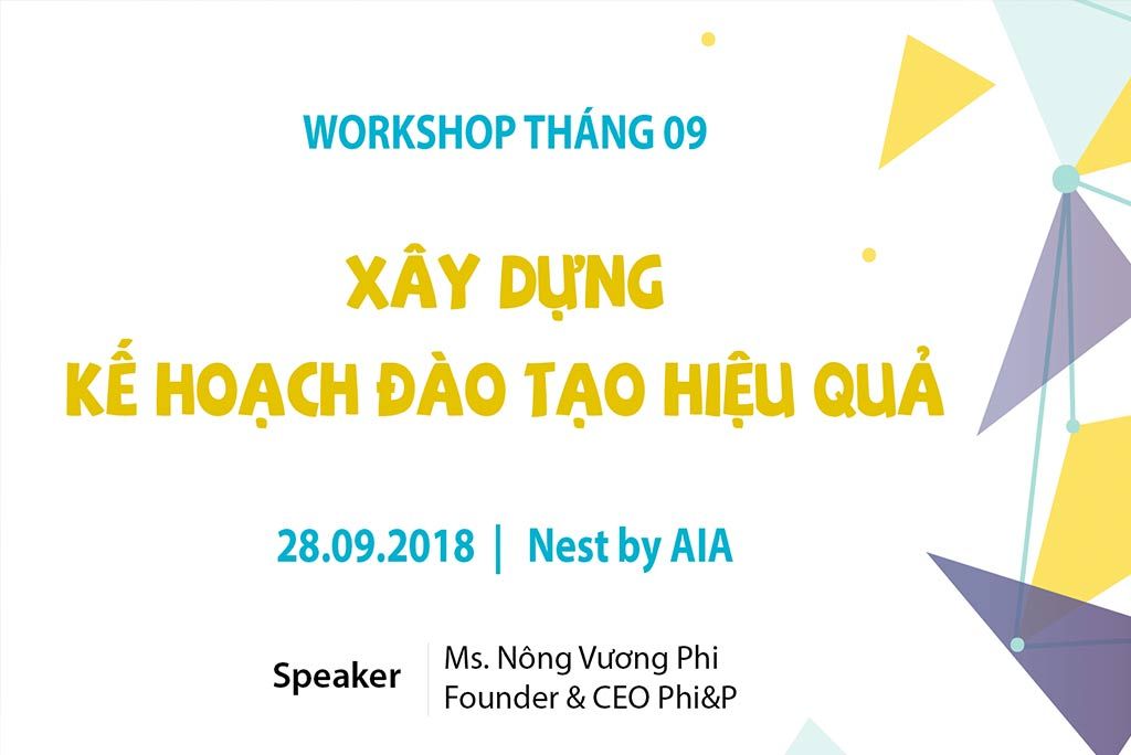 Workshop Xây dựng kế hoạch đào tạo hiệu quả