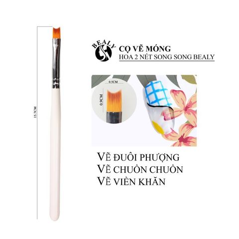  CỌ MÓNG VẼ HOA 2 NÉT SONG SONG BEALY 