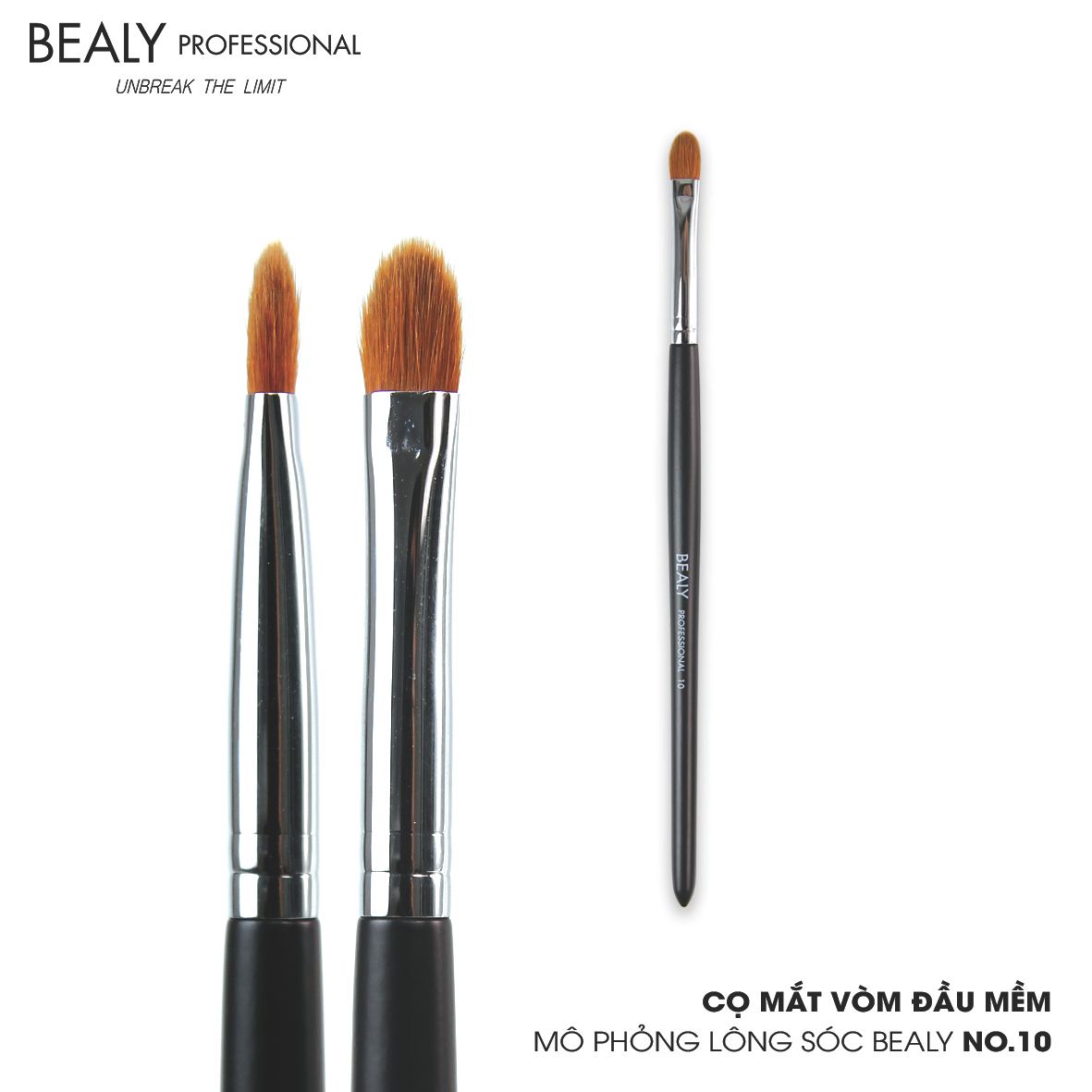 Cọ Mắt Vòm Đầu Mềm Mô Phỏng Lông Sóc Bealy No.10