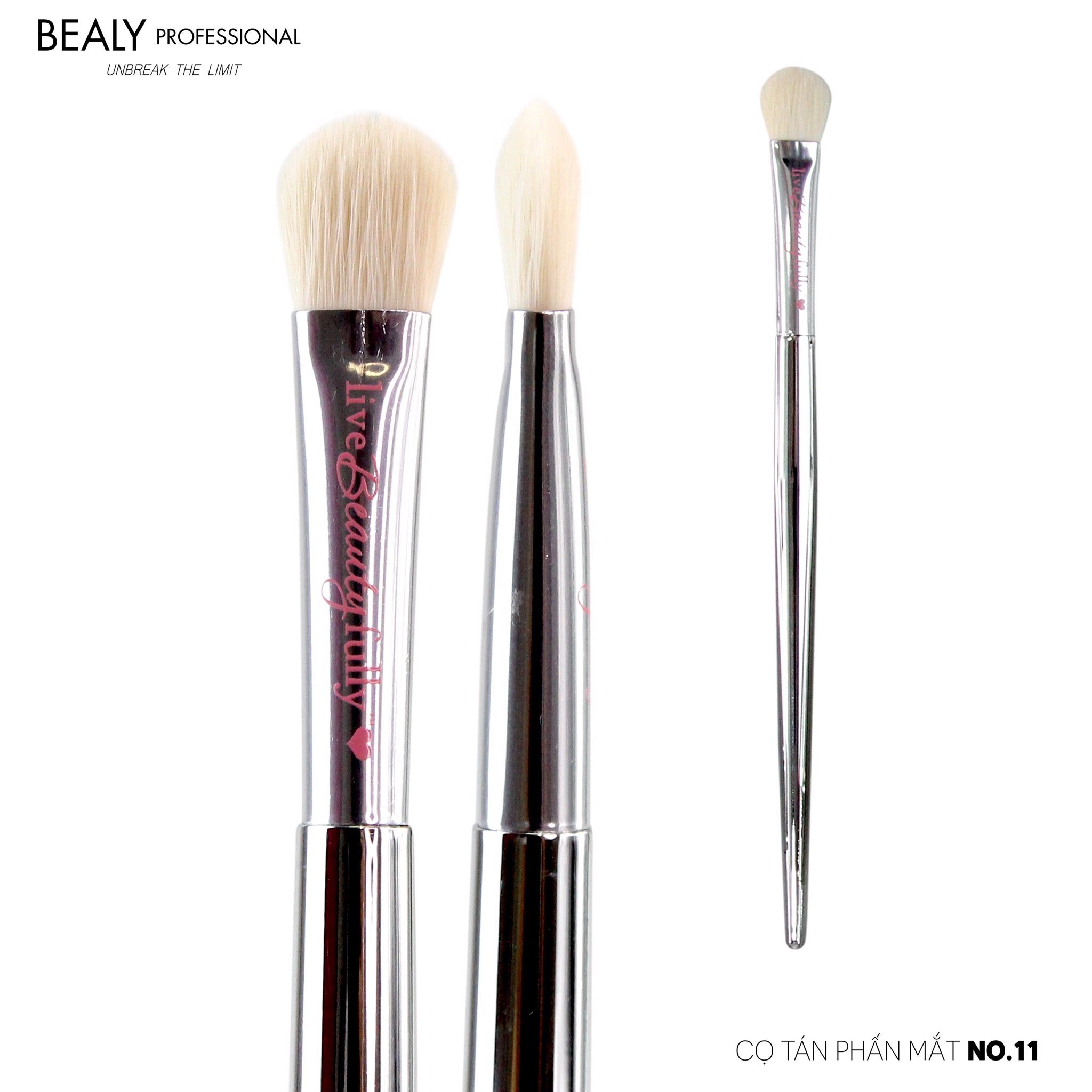 CỌ TÁN PHẤN MẮT LIVE BEAUTIFULLY NO.11