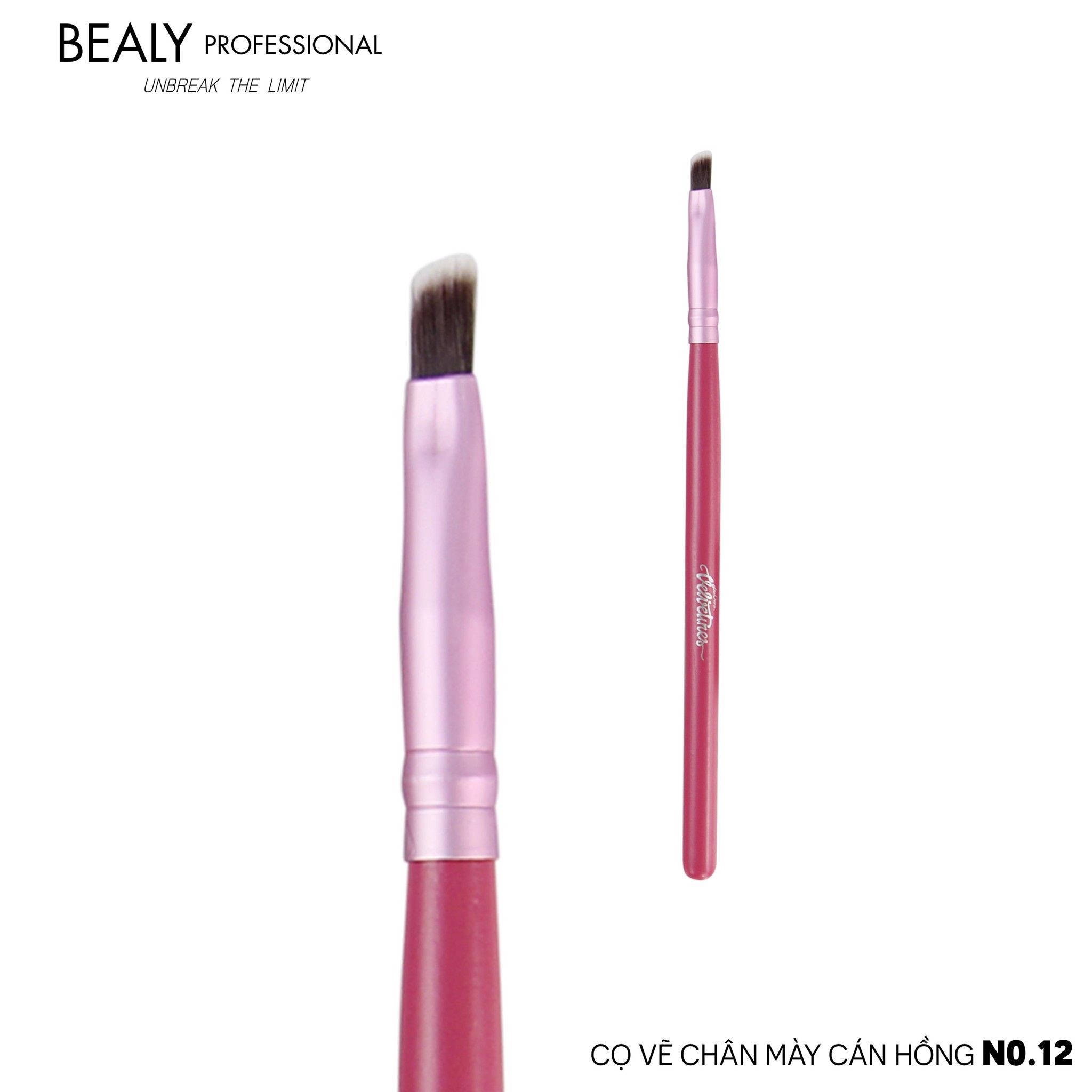 CỌ VẼ CHÂN MÀY CÁN HỒNG NO.12