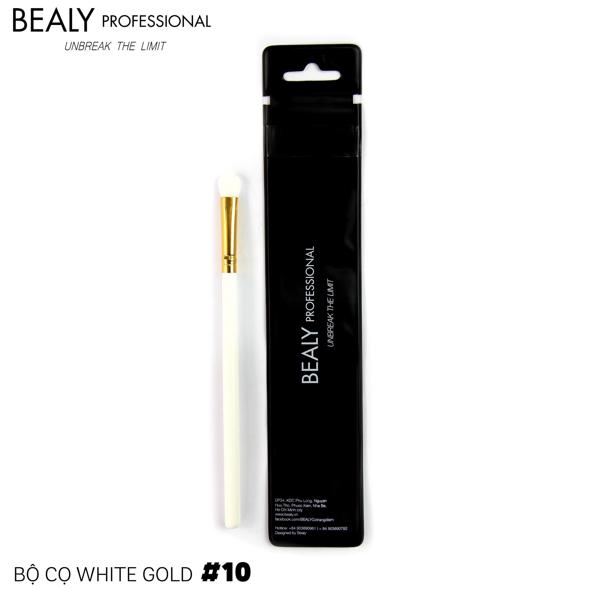 CỌ TÁN PHẤN MẮT WHITE GOLD N0.10