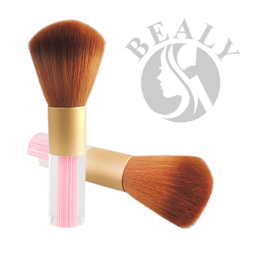 CỌ PHỦ MINI BEALY CÁN NHỰA TRONG HỒNG NHẠT