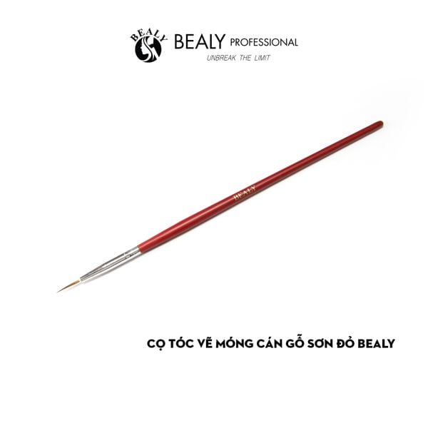CỌ TÓC VẼ MÓNG CÁN GỖ SƠN ĐỎ BEALY