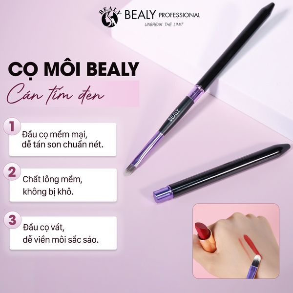 CỌ MÔI CÁN TÍM ĐEN - NHỎ GỌN, TIỆN LỢI VÀ SANG TRỌNG BEALY