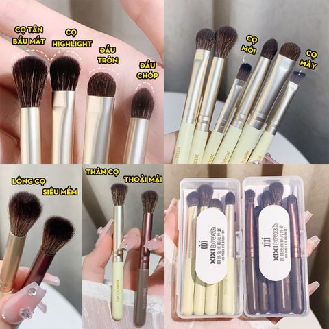  SET CỌ MẮT MINI 6C XIXI BRUSH 