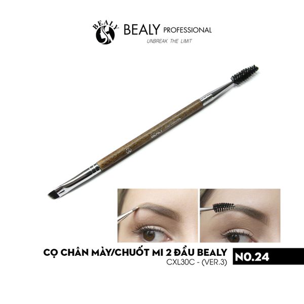 CỌ CHÂN MÀY / CHUỐT MI 2 ĐẦU BEALY - CXL30C - N0.24 (VER.3)