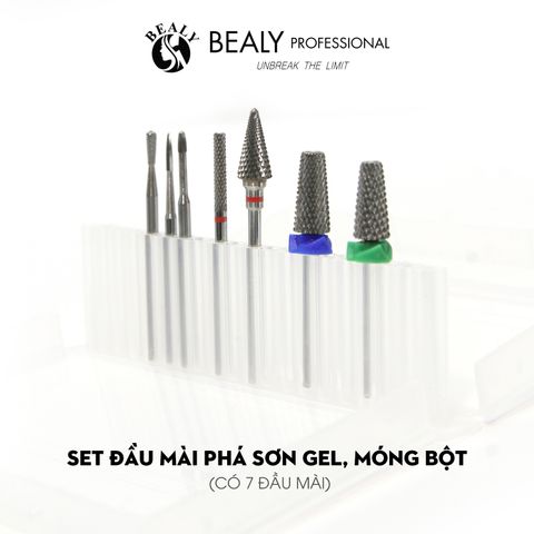  SET ĐẦU MÀI PHÁ SƠN GEL, MÓNG BỘT 