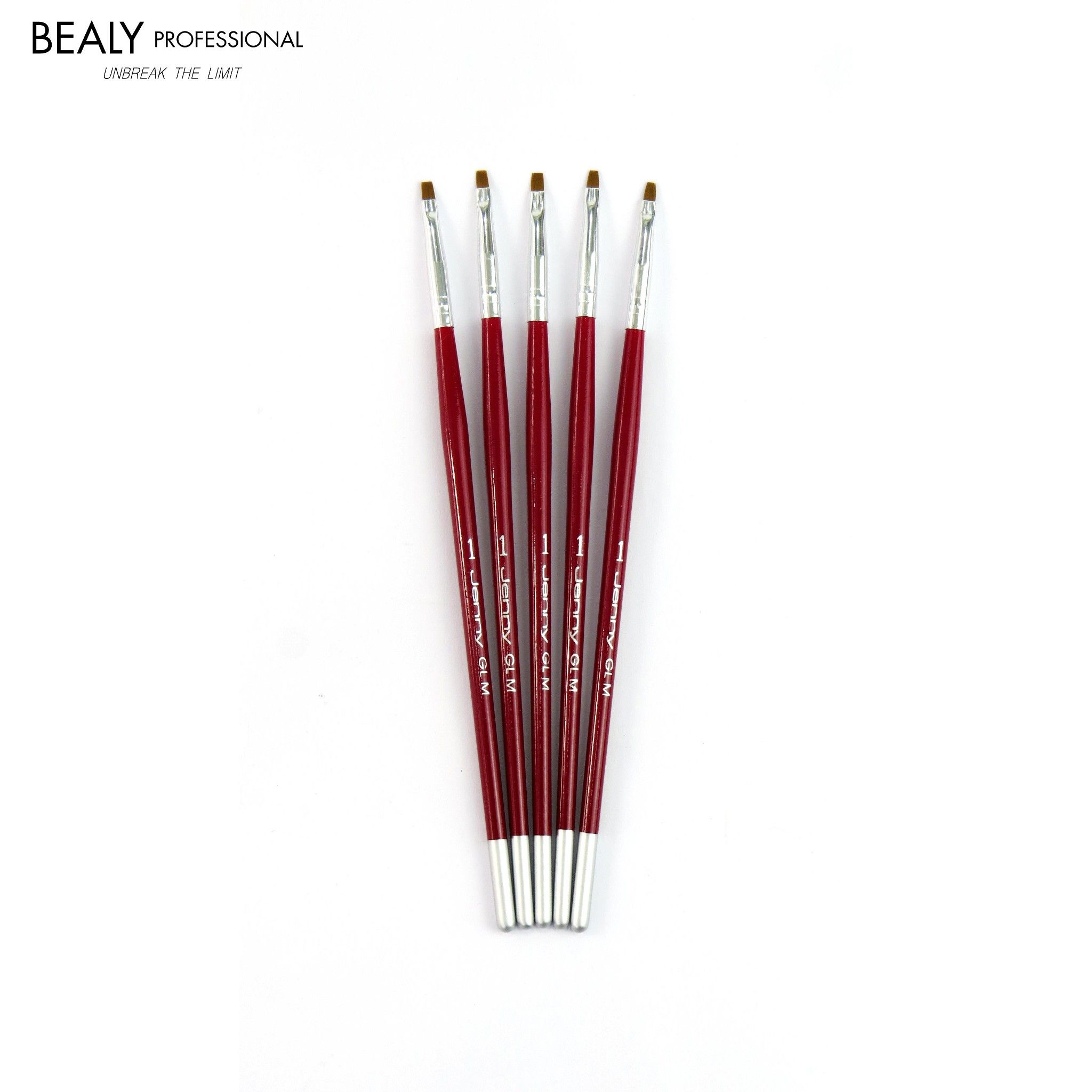 CỌ BẢN ĐẦU BẰNG CÁN GỖ ĐỎ ĐUÔI BẠC JENNY GLM #1