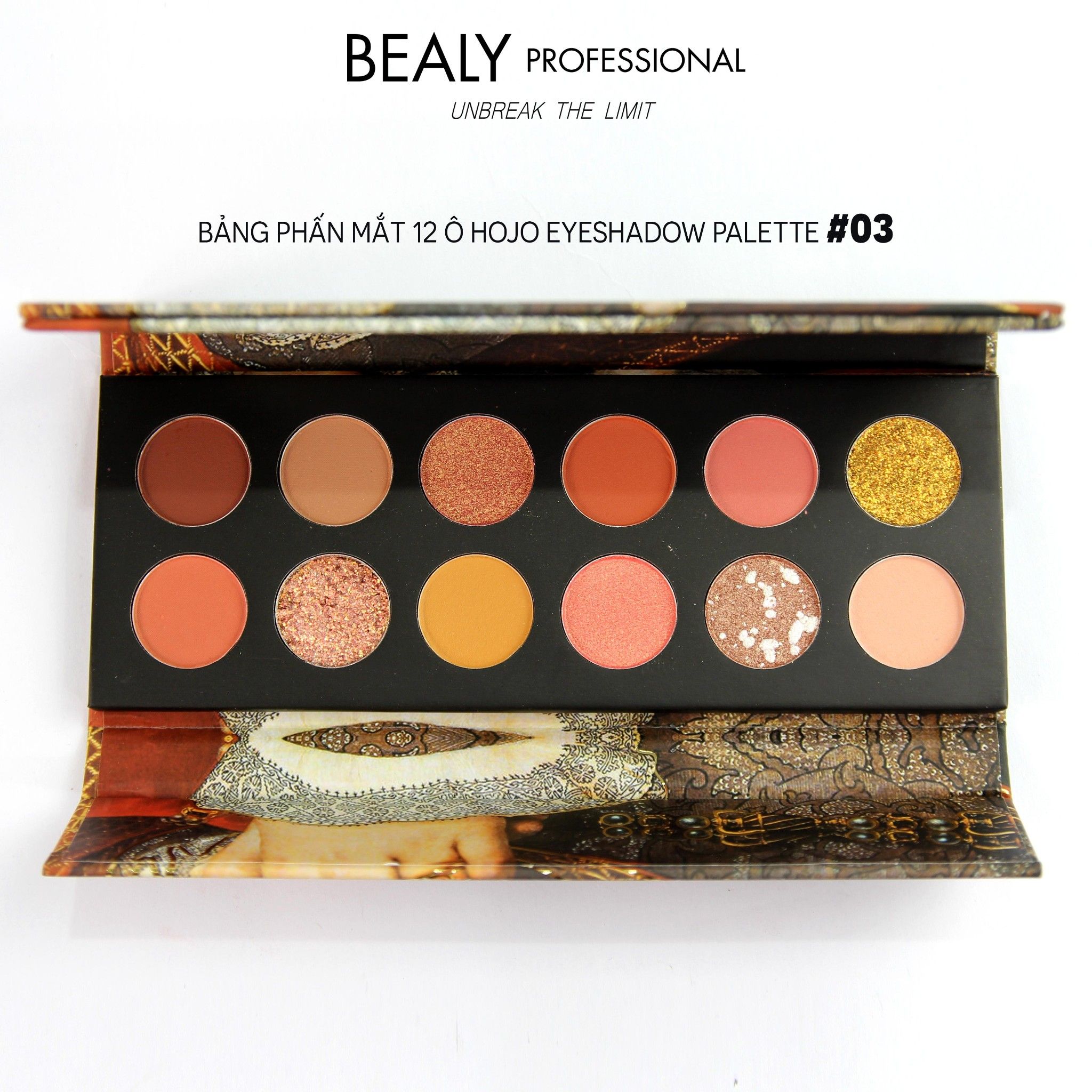 Bảng Phấn Mắt 12 ô Hojo Eyeshadow Palette #3