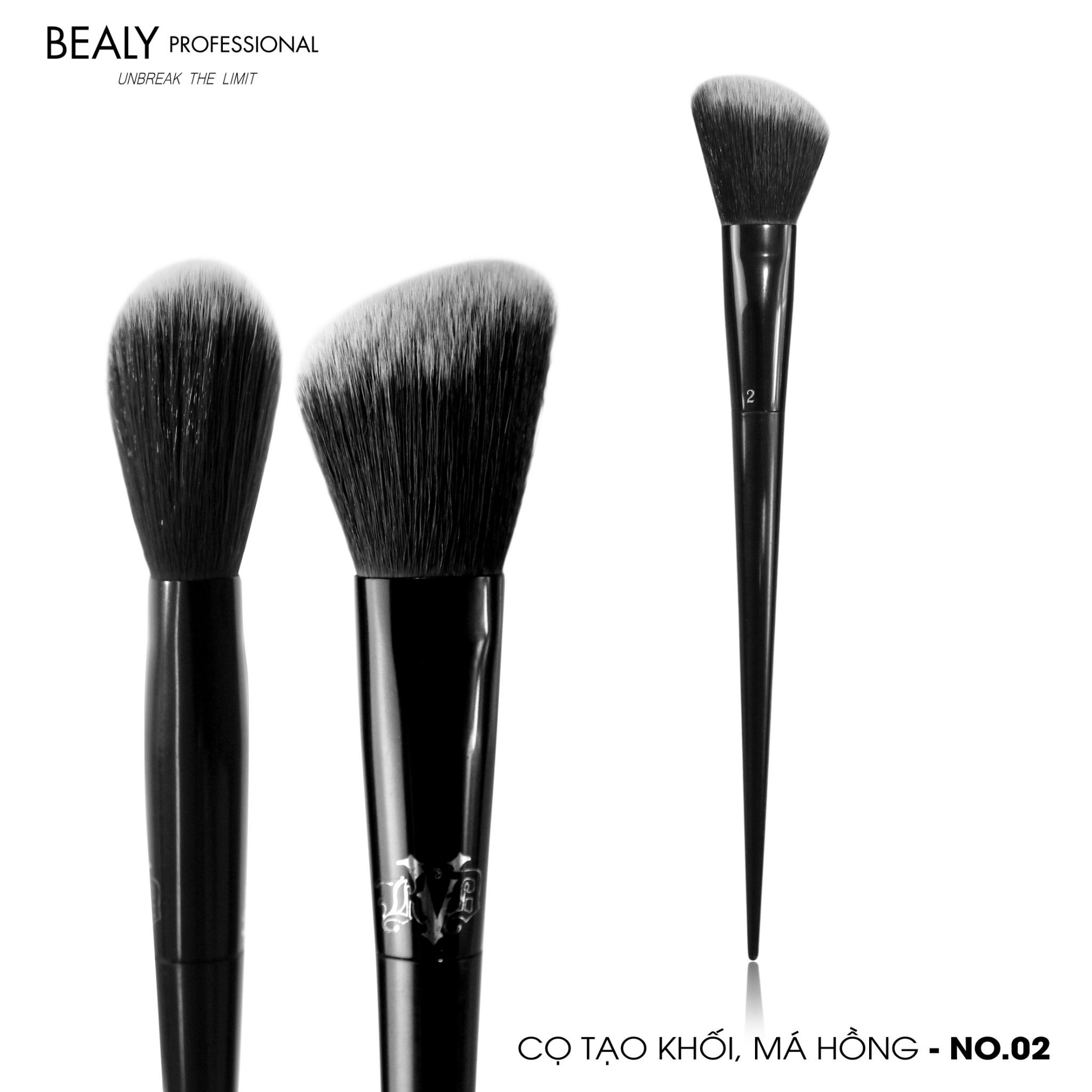 BỘ CỌ TRANG ĐIỂM CÁ NHÂN 8 MÓN FULL BLACK