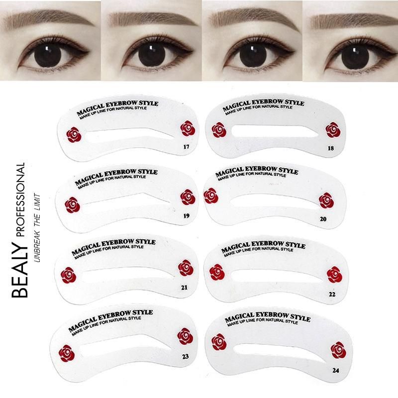 SET 24 MIẾNG KHUÔN KẺ CHÂN MÀY MAGICAL EYEBROW STYLE