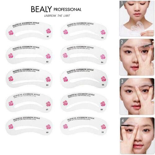 SET 24 MIẾNG KHUÔN KẺ CHÂN MÀY MAGICAL EYEBROW STYLE
